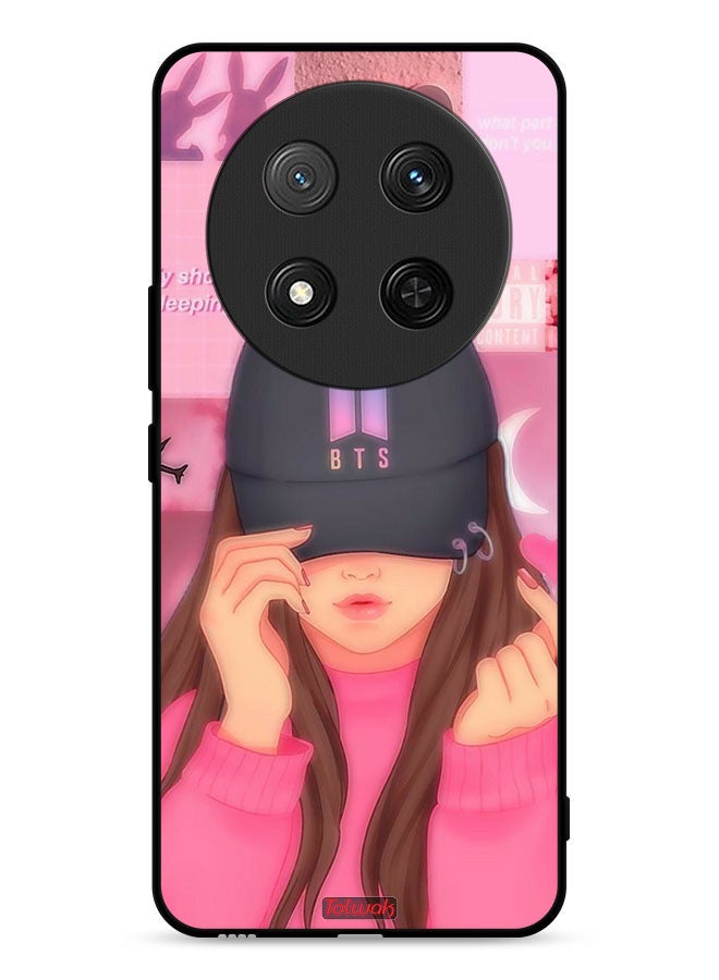 Tolwak غطاء حماية لهاتف Honor X9c 5G - تصميم فتاة مميز - Image 1