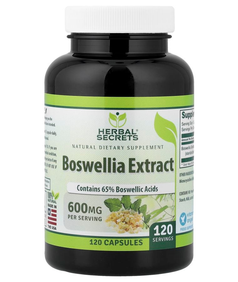 Boswellia Extract 600 mg 120 Capsules