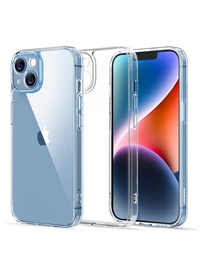 iPhone 14 Case 6.1 inch Anti-yellowing Hard Back Anti-Explosion Back Cover Ultra Thin Anti-drop Shockproof Full Cover Clear Cover Compatible with iPhone 14 Clear Case - Image 1