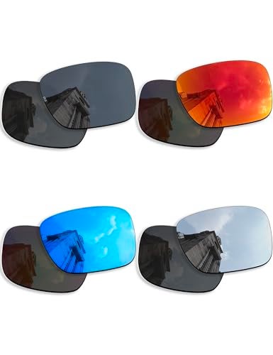 Betterun 4 Pairs Polarized Replacement Lenses for Oakley Holbrook OO9102 Sunglass, Anti-Scratch and Impact Resistant - Image 1