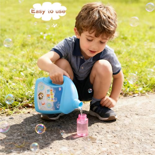 SHCKE Automatic Bubble Machine Upgrade Bubble Blower with 2 Fans,Plug in or Battery Operated Portable Bubble Maker,20000+ Bubbles Per Minute Bubbles for Outdoor Wedding Birthday Party - Image 2