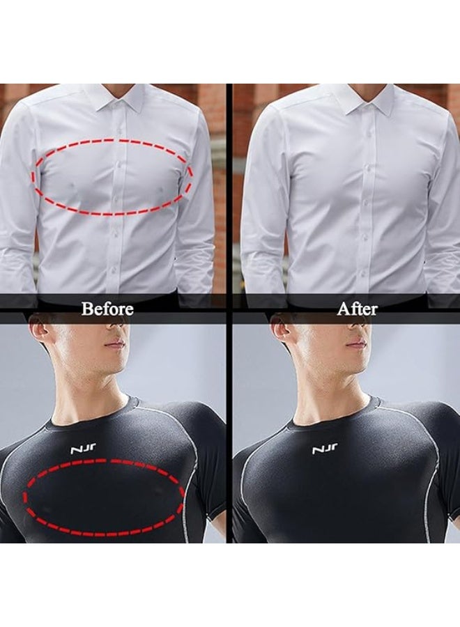 200-Pieces Disposable Self-adhesive Nipple Protection Stickers For Men, Mens Tape Pasties Patch Nipple Covers Nipple Patch Anti Chafing Nip Protector(Beige/ White) - Image 4