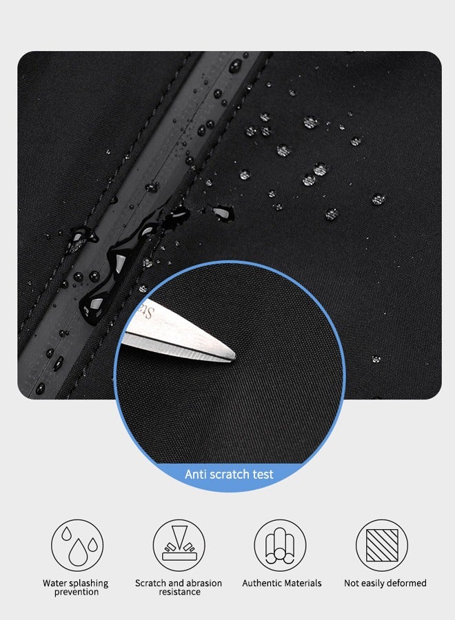 جوي شيك حقيبة ظهر للأعمال مضادة للسرقة من البوليستر بتصميم جديد، حقيبة كتب مضادة للماء، حقيبة مدرسية ذات سعة كبيرة مع قلادة رائد الفضاء باللون الأسود - Image 4