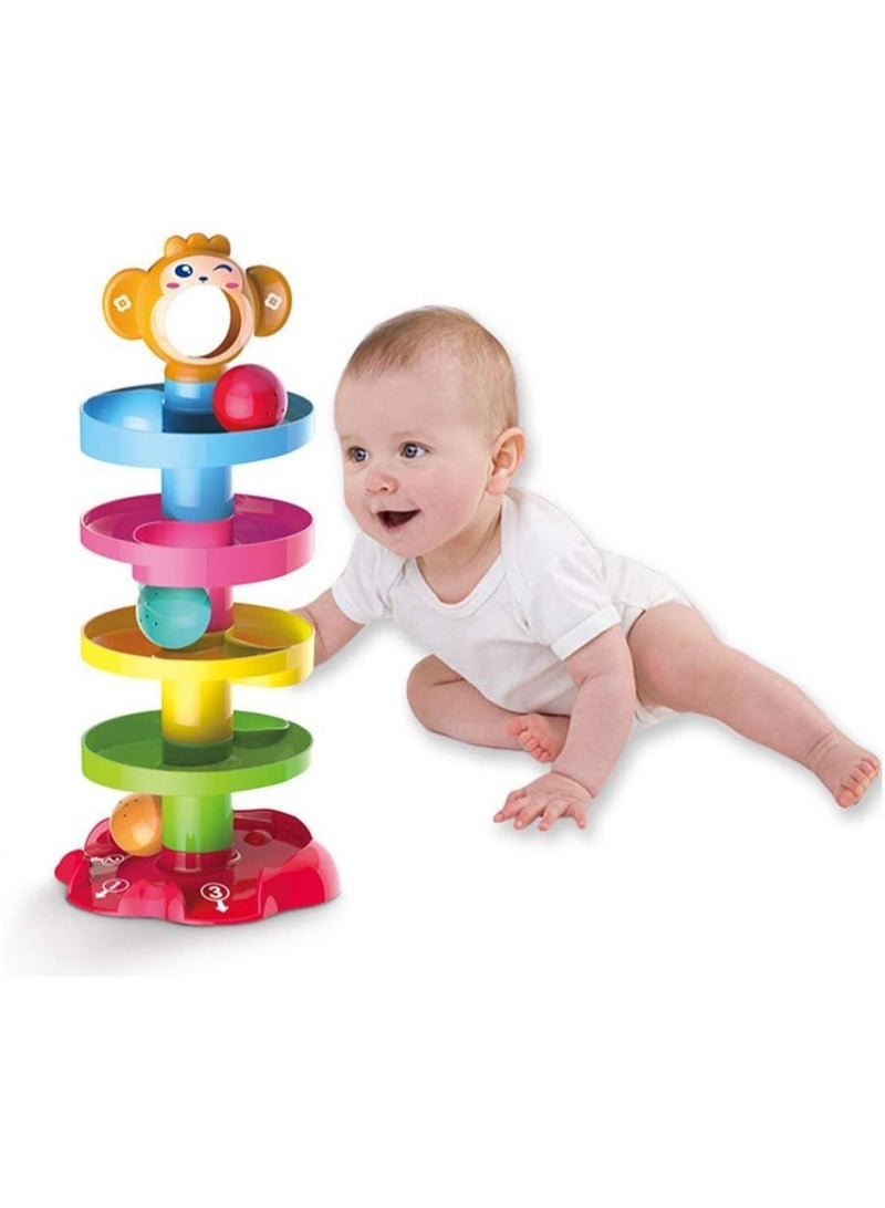 BLOOMING TIME Roll Ball Multicolored Durable And Sturdy For Long Term Use Kids Toy 18x18x41cm - Image 1