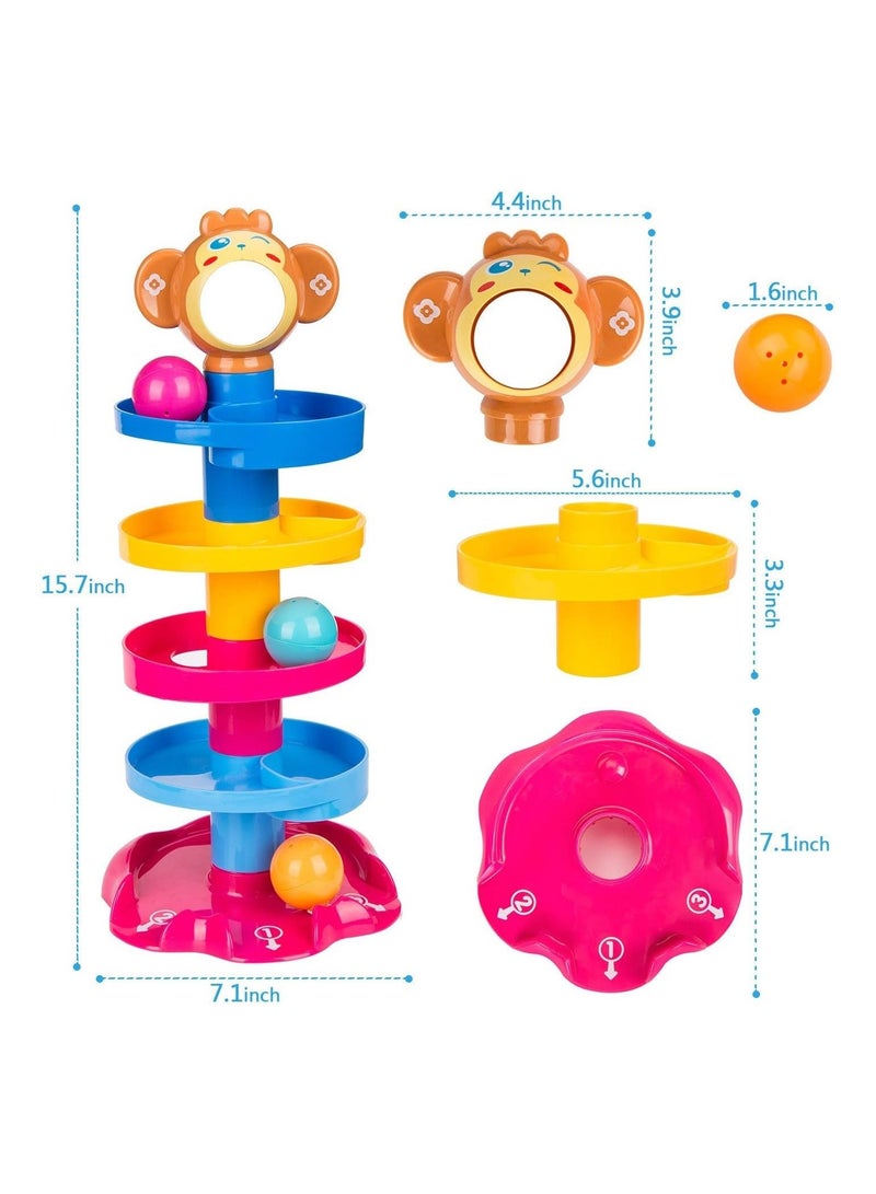 BLOOMING TIME Roll Ball Multicolored Durable And Sturdy For Long Term Use Kids Toy 18x18x41cm - Image 3