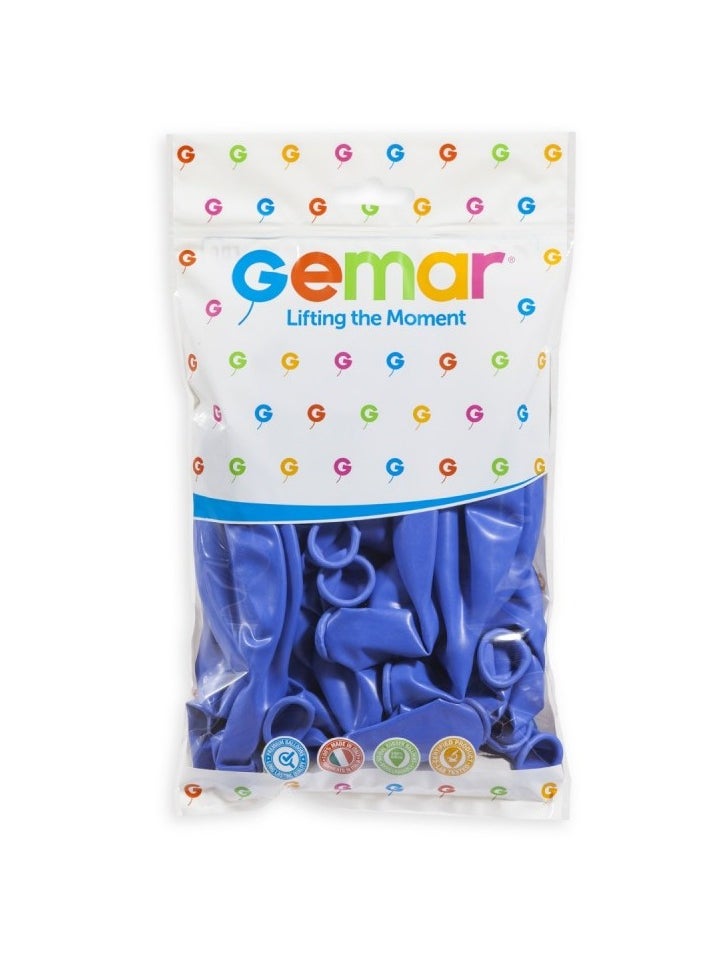 Gemar - 19" Standard Periwinkle Latex Balloon 10Ct - Image 1