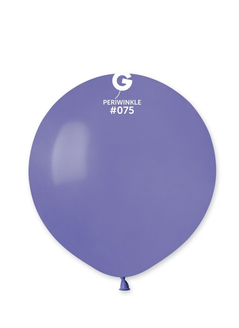 Gemar - 19" Standard Periwinkle Latex Balloon 10Ct - Image 1