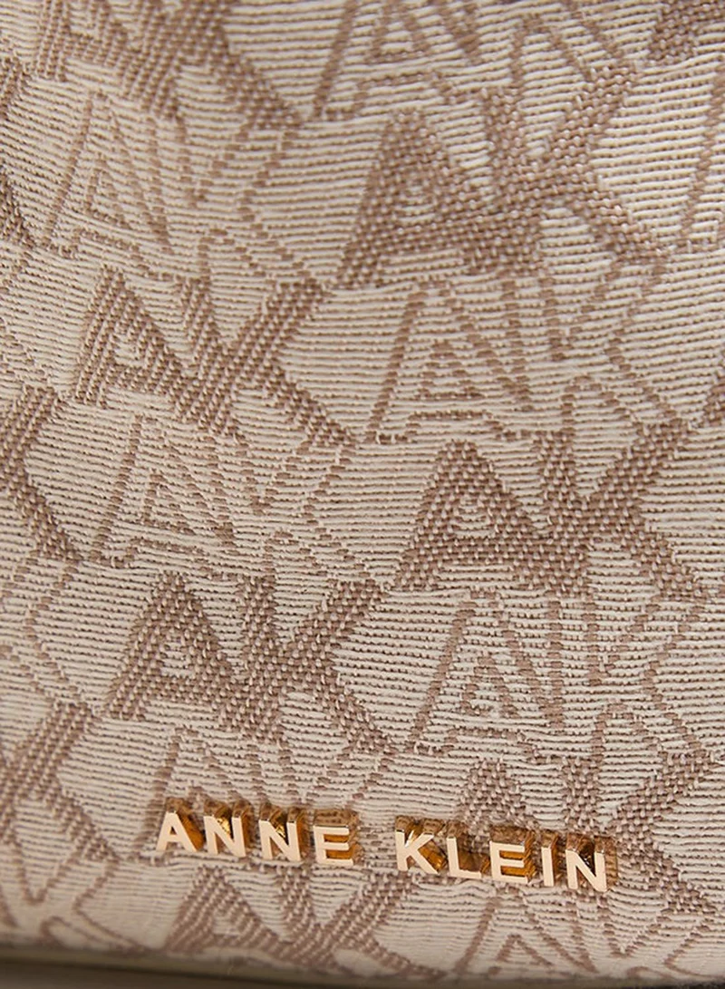 ANNE KLEIN  Anne Klein Monogram Patterned Pu Bucket Bag for Women | Best Price UAE