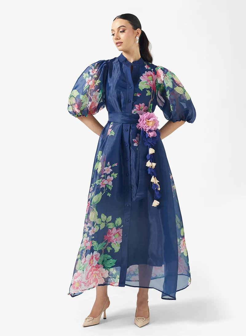 خزانة Floral Print Dress