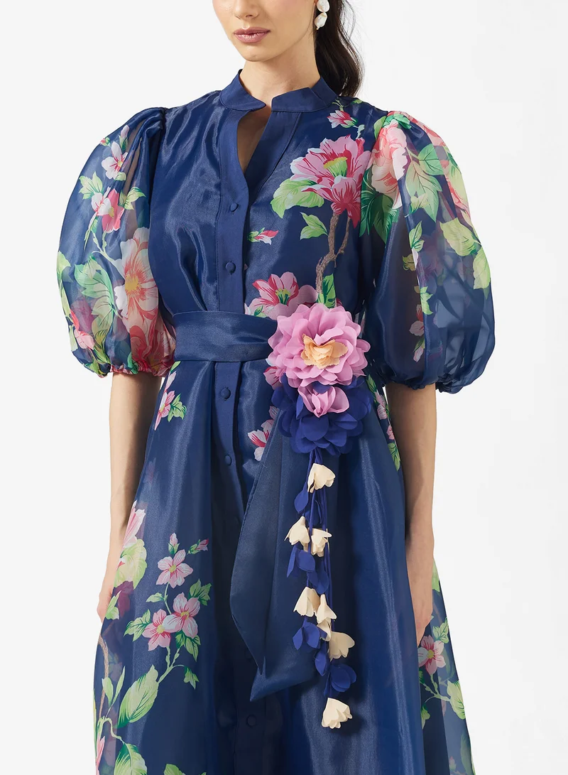 خزانة Floral Print Dress