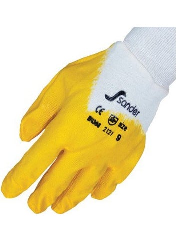 Sander NP01 - Yellow Nitrile Glove  - Image 2