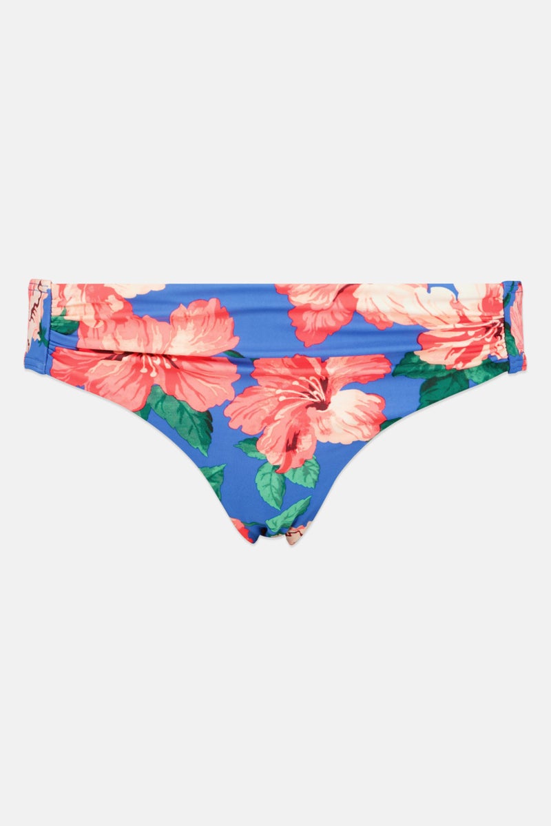Billabong Women Floral Print Pull On Bikini Top, Multicolor - Image 1