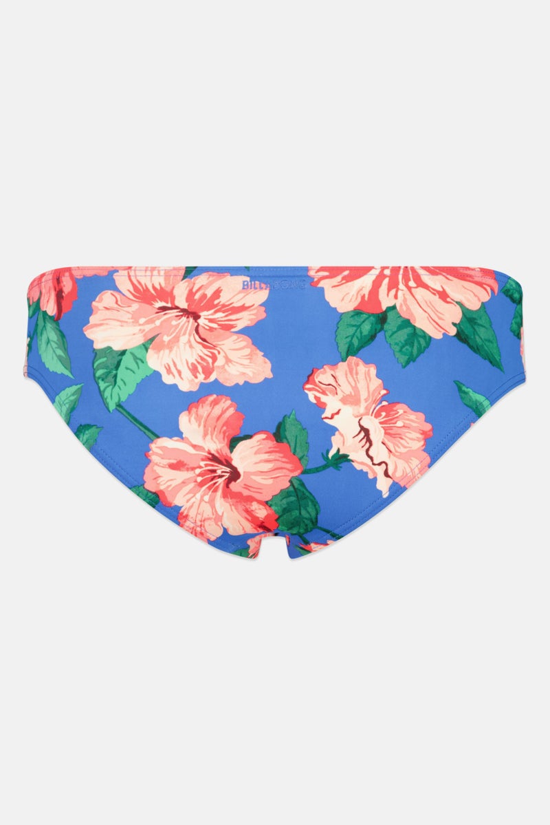 Billabong Women Floral Print Pull On Bikini Top, Multicolor - Image 2