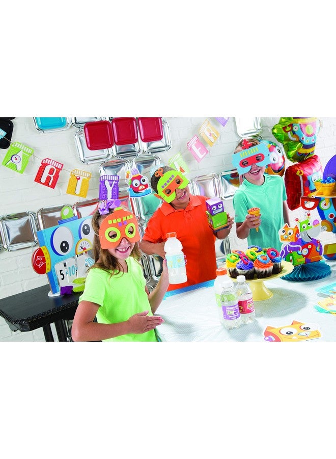 Fun Express مجموعة قناع روبوت من فوم فن إكسبريس - 12 قطعة - أنشطة تعليمية وتعلم للأطفال - Image 4