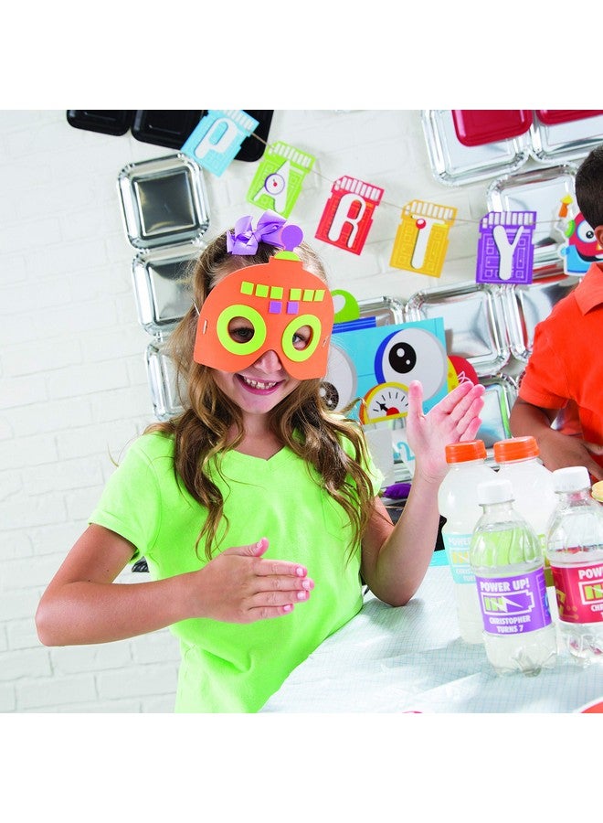 Fun Express مجموعة قناع روبوت من فوم فن إكسبريس - 12 قطعة - أنشطة تعليمية وتعلم للأطفال - Image 2