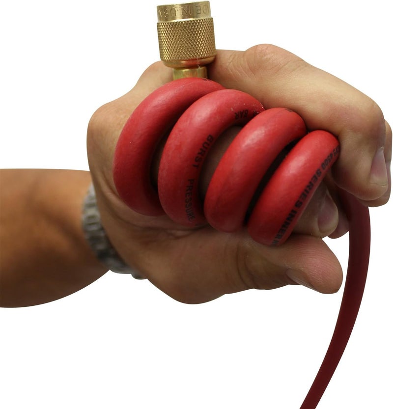 MASTERCOOL مجموعة مانيفولد ثلاثية الاتجاهات من ماستركول مع عدادات وخراطيم - Image 4