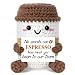 Sayregifty Positive Thank You Coffee Cup Crochet  Handmade Gifts for BossCoworkers with Card Emotional Thank You Gift for WomenMen Stocking Stuffers Coffee Lover Presents for Women BossCoworkers - Image 2
