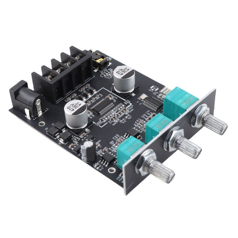 Power Amplifier Board 50W+50W Dual Channel Bluetooth 5.0 AUX Audio Input - Overheat Overvoltage Protection Stereo Amp Module for DIY Speakers - Image 4