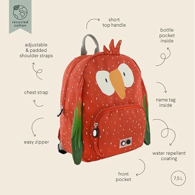Trixie Backpack for Children  Mr Parrot Parrot - Image 5