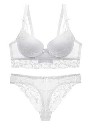 Comfy Solid Color B C Cup Thin Cup Lace Bra Panty Set White - pzsku/Z8107C4E7C65F7622B9D1Z/45/_/1665998872/1d1bc149-b94f-4dcf-95d6-5cae92a65ca4