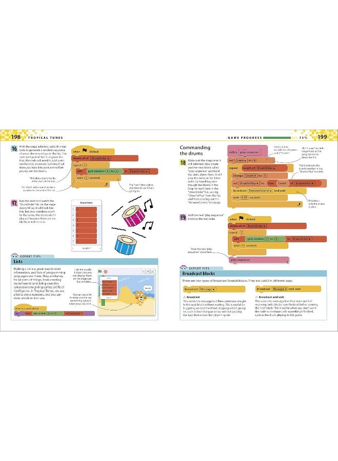 Computer Coding Games for Kids: A unique step-by-step visual guide, from binary code to building gam