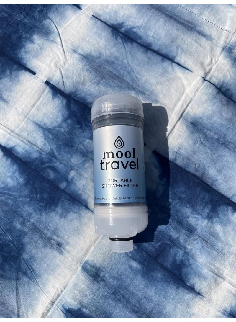 Mool Travel (Portable Shower Filter) Showerhead K-beauty Purification Travel Portable - Image 1