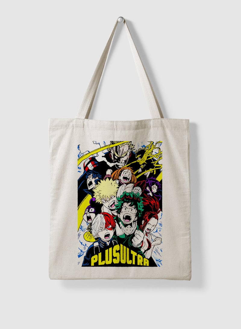 لوحة حقيبة يد بأحزمة كتف من البوليستر بتصميم أنمي اكاديمية بطلى - Image 4