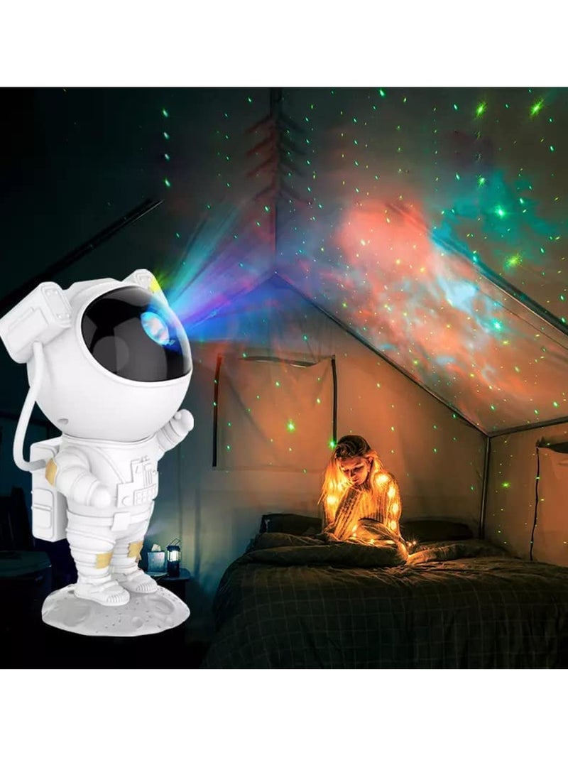 Rabos Star Projector Galaxy Night Light - Astronaut Starry Nebula Ceiling LED Projection Lamp with Timer, Remote Control, Adjustable Head Angle  - Image 2