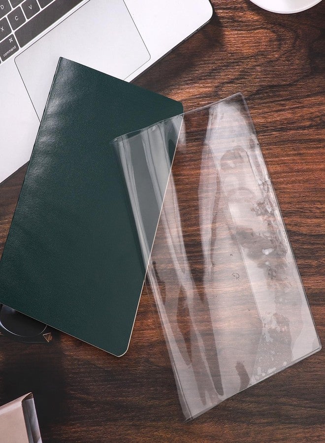 Sinbana A5 Clear Book Cover for Ho-Bonichi-Techo Midori Stalogy, 5.9x8.6in/15x22cm Jelly PVC Protective Sleeve for Notebooks Planners Journals Diaries Waterproof & Scratch-Resistant - Image 4