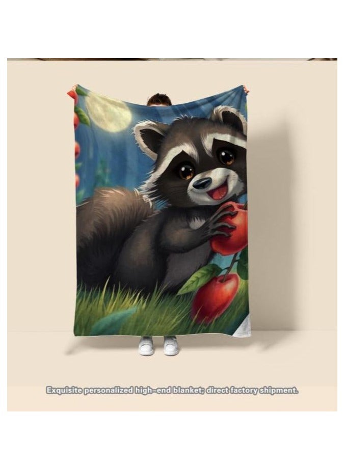 general Children's or student cartoon flannel thin blanket (warm and comfortable, suitable for sleep, games) 100cm*150cm - 628 - Image 1