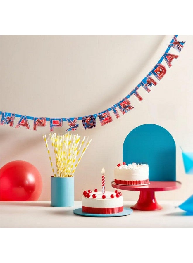 Unique لافتة عيد ميلاد سبايدر مان الفريدة - 6.4 قدم، 1 قطعة - Image 5