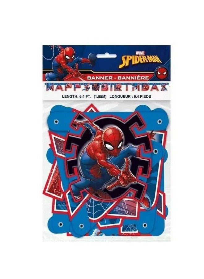 Unique لافتة عيد ميلاد سبايدر مان الفريدة - 6.4 قدم، 1 قطعة - Image 4