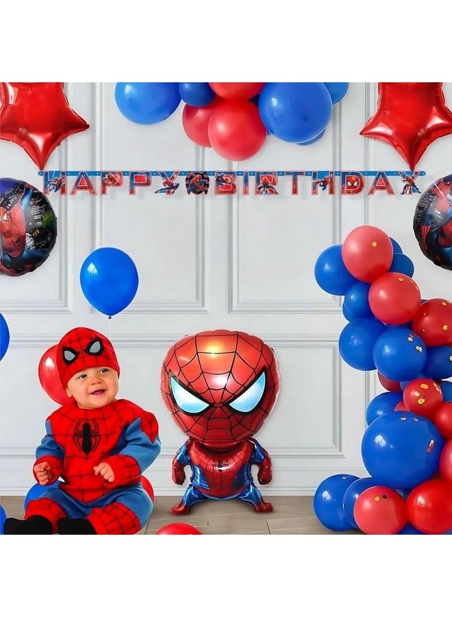 Unique لافتة عيد ميلاد سبايدر مان الفريدة - 6.4 قدم، 1 قطعة - Image 3