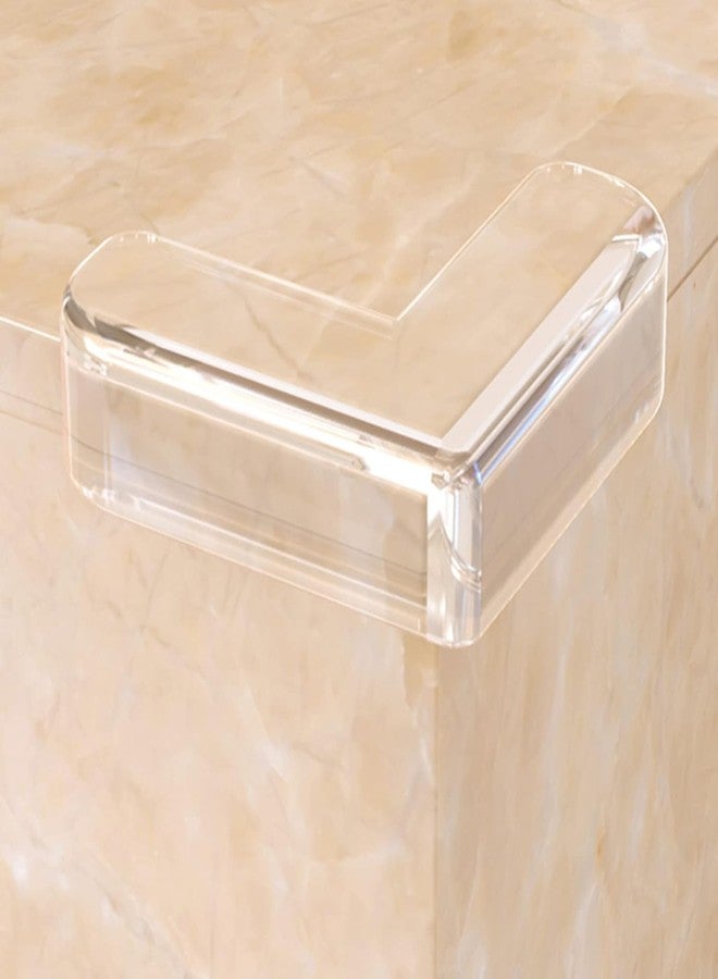 FASTMART Corner Protector for Kids Table Guards for Baby Child Safety Self Adhesive Clear Safety Guard Gel Table and Soft PVC Transparent Furniture and Sharp Proofing - Image 1
