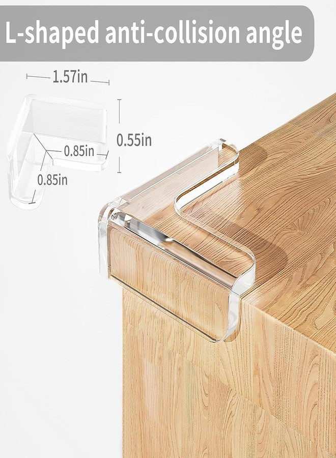 FASTMART Corner Protector for Kids Table Guards for Baby Child Safety Self Adhesive Clear Safety Guard Gel Table and Soft PVC Transparent Furniture and Sharp Proofing - Image 2