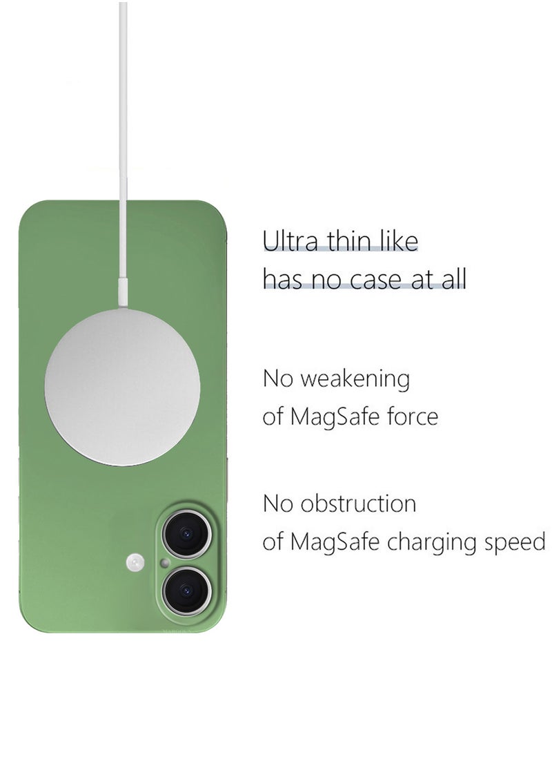 CATANES - 3Packs Thin Case for iPhone 16 , Back Cover Sturdy Durable Ultra-Thin Case Drop Protection Cover Clear - Green - Image 1