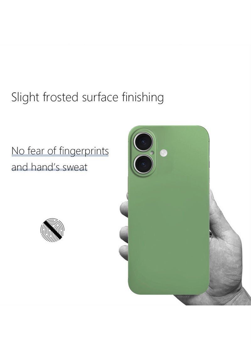 CATANES - 3Packs Thin Case for iPhone 16 , Back Cover Sturdy Durable Ultra-Thin Case Drop Protection Cover Clear - Green - Image 1