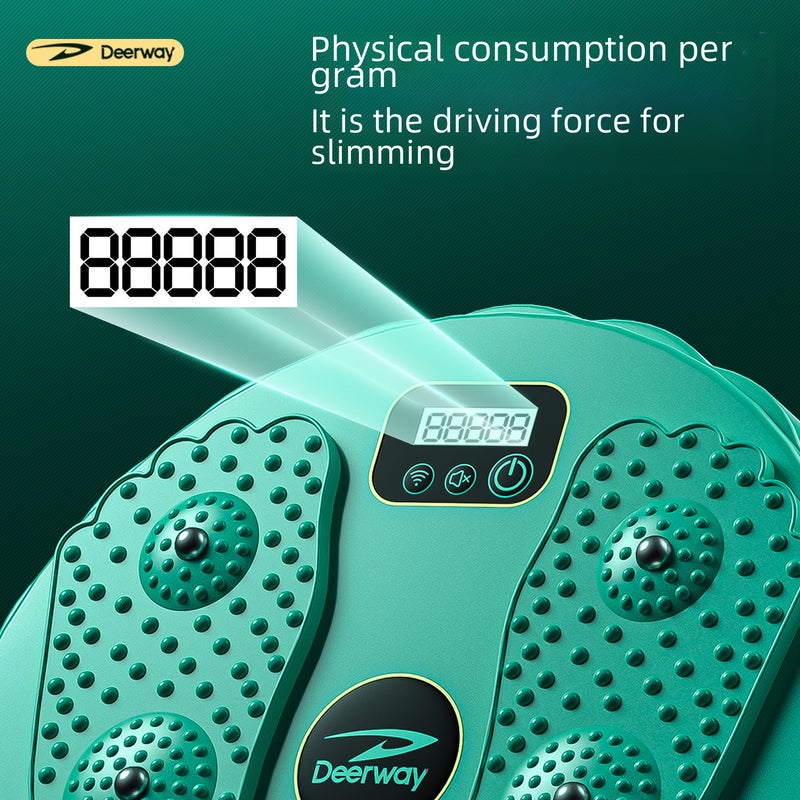 Factory Direct Supply Waist Twisting Disc Fitness Intelligent Counting Waist Twisting Machine Massage Exercise Waist Beauty Machine Fat Removal Body Shaping Twisting Fun(Normal-Green Twist Disc) - Image 5