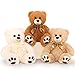 MorisMos Bulk Teddy Bears for Kids 3Pack Teddy Bear Stuffed Animals Bulk for Baby Shower 14 Teddy Bears BulkSoft Stuffed Bear Stuffed Animal Wholesale for Valentines Gift Birthday Party Favors - Image 2