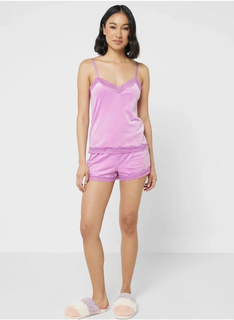 hunkemoller Tie Detail Pyjama Short
