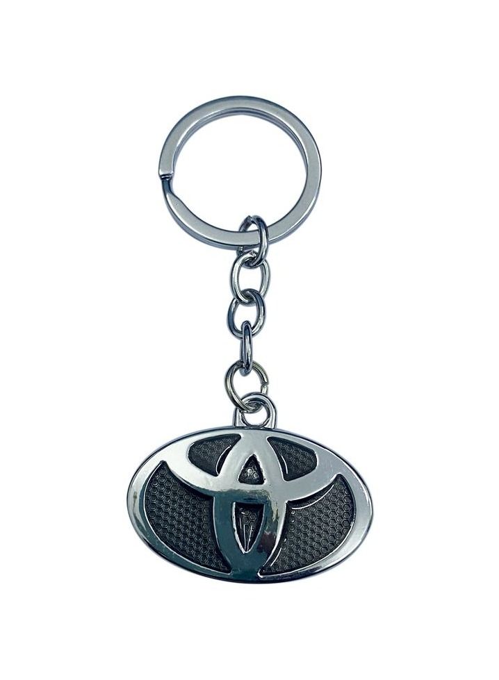 تويوتا سلسلة مفاتيح معدنية تويوتا ، سلسلة مفاتيح بشعار تويوتا ، حلقة مفاتيح للسيارات - Image 2