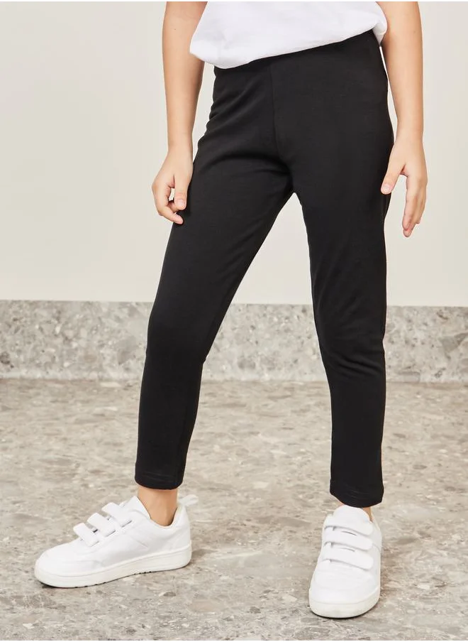 Styli Solid High Rise Leggings