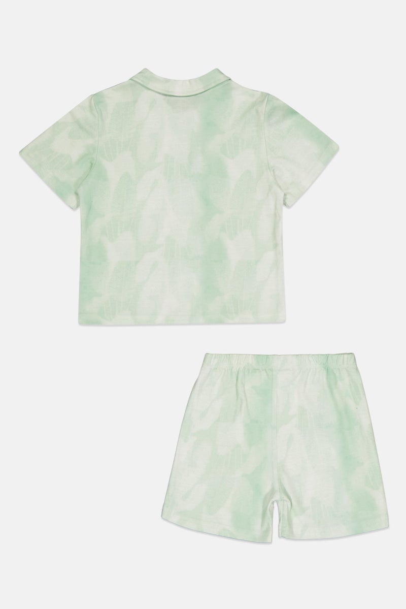 English Laundry Toddlers Boy 2 Pieces Tie Dye Shirt With Bottom Set, Multicolor - Image 2