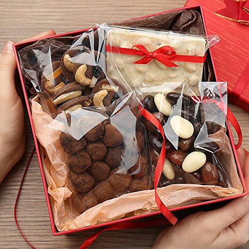 Morepack 5x5 Inches Cookie Bags, 200 Pieces Clear Self Sealing Resealable Cellophane Bags - Image 5