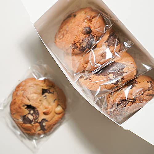 Morepack 5x5 Inches Cookie Bags, 200 Pieces Clear Self Sealing Resealable Cellophane Bags - Image 3