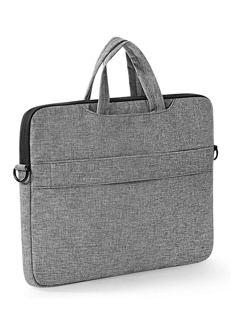 Okade 13 inch Laptop Sleeve Case for 13 inch New MacBook Air M2 A2681 M1 A2337 A2179 A1932 /13 inch New MacBook Pro M2 M1 A2338 A2251 A2289 A2159 A1989 /12.9" iPad Pro 6th 5th 4rd Computer Bag Gray - Image 2