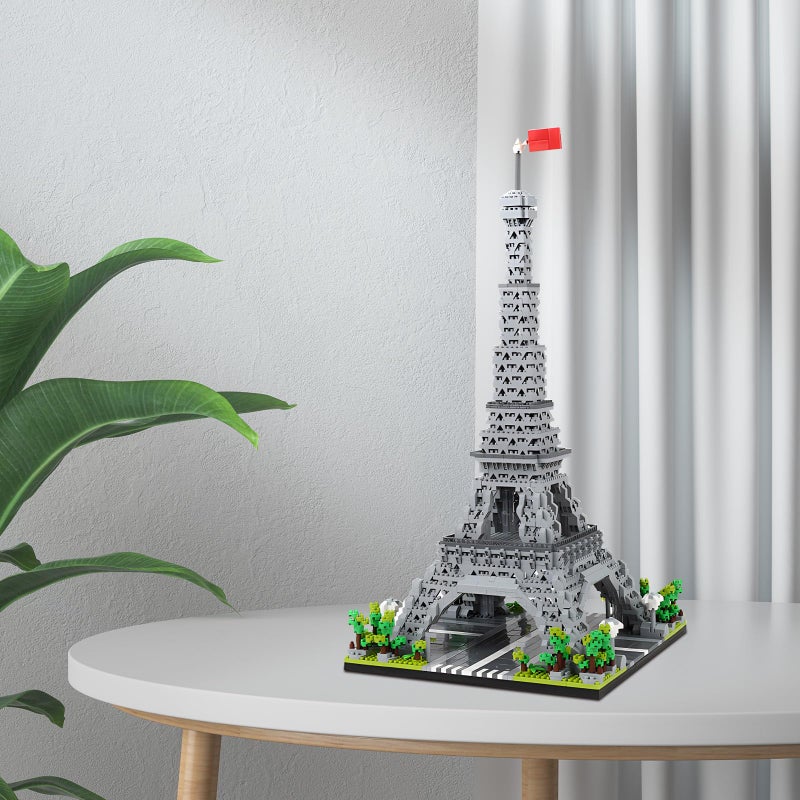 CSNRHG Paris Eiffel Tower World Famous Architectural Model Micro Building Blocks Set 3350 Pieces 3D Puzzle Toys Gifts for Kid and Adult - Image 5