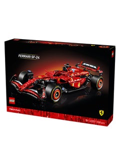LEGO Technic Ferrari SF-24 F1 Car Model - Collectible Formula 1 Set with 1:8 Scale V6 Engine, Gear Box, Steering & DRS - Gift Idea for Adult & Teenage Racing Fans 42207 (1361 pieces)  - Image 3