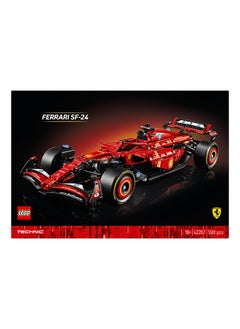 LEGO Technic Ferrari SF-24 F1 Car Model - Collectible Formula 1 Set with 1:8 Scale V6 Engine, Gear Box, Steering & DRS - Gift Idea for Adult & Teenage Racing Fans 42207 (1361 pieces)  - Image 4