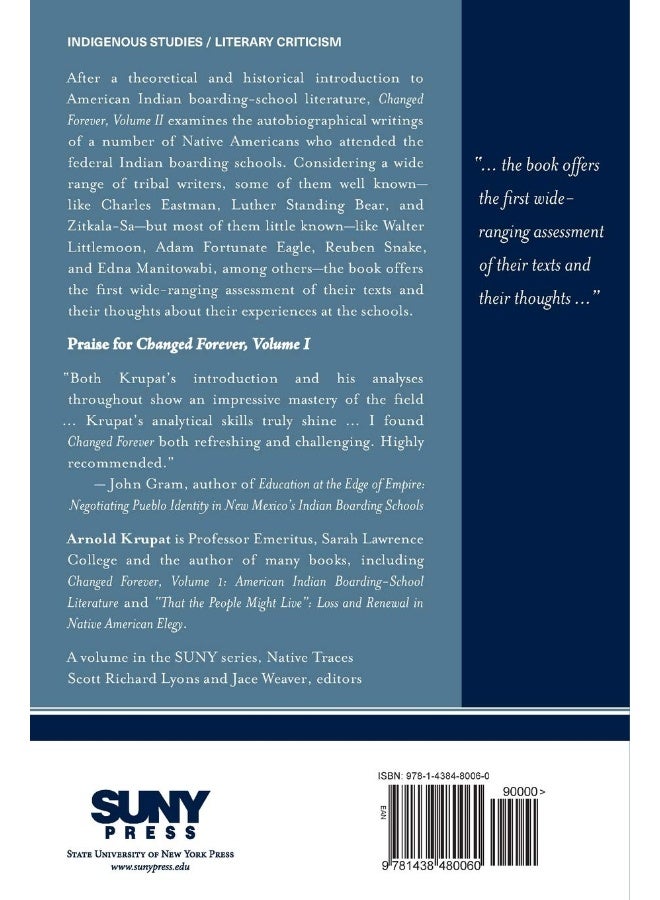 Changed Forever, Volume II: American Indian Boarding-School Literature - Image 2